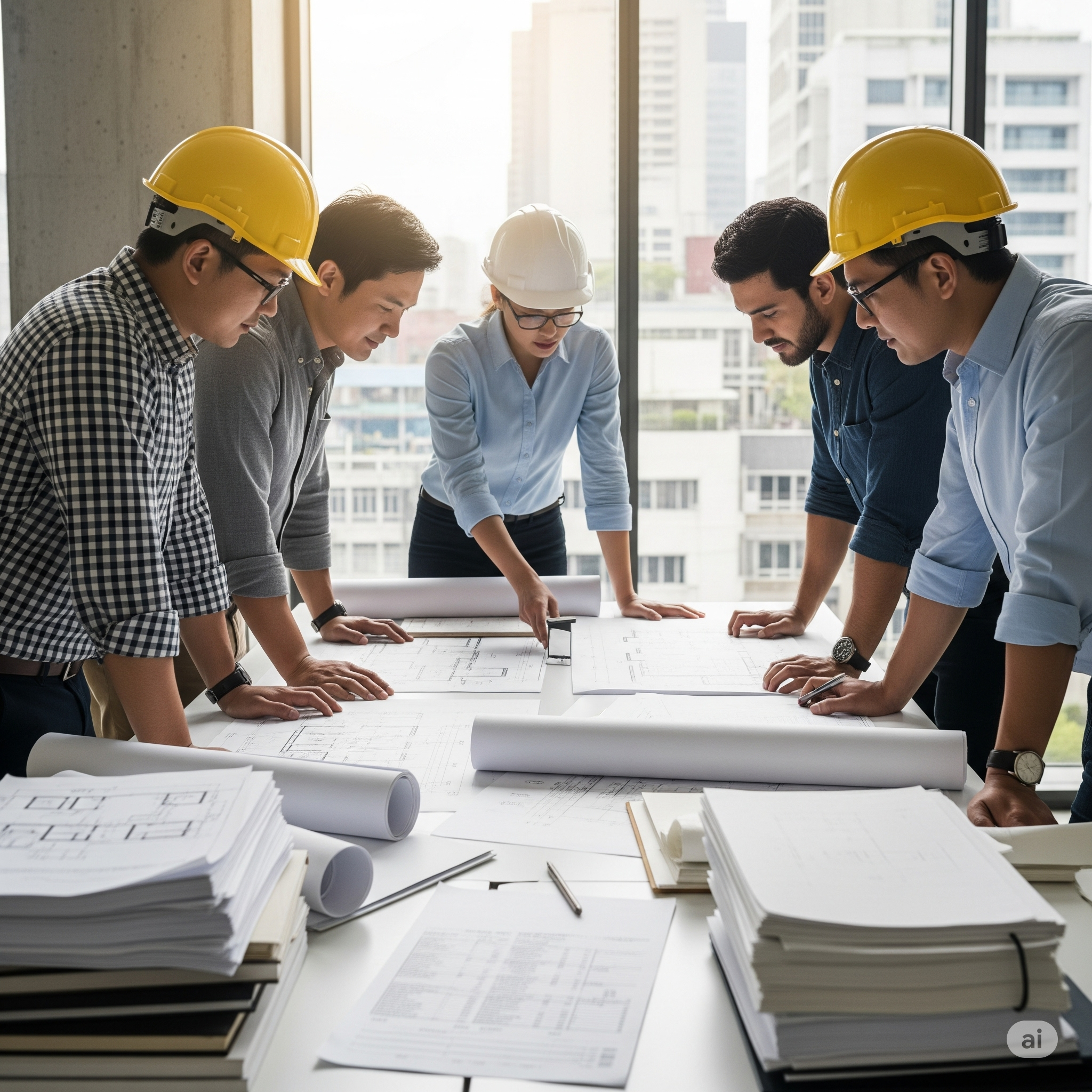Construction documents and blueprints