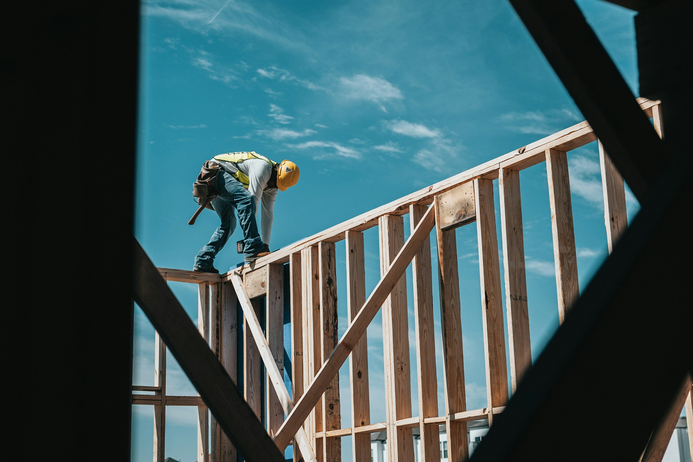 Ongoing house construction